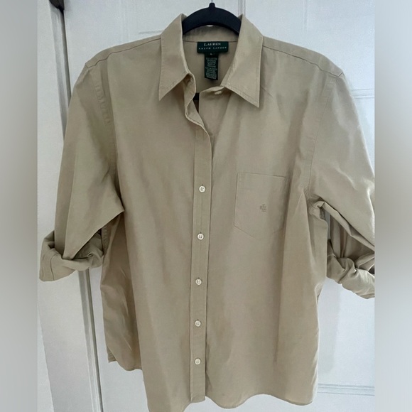 Lauren Ralph Lauren Featherweight Cotton Shirt - Picture 2 of 5